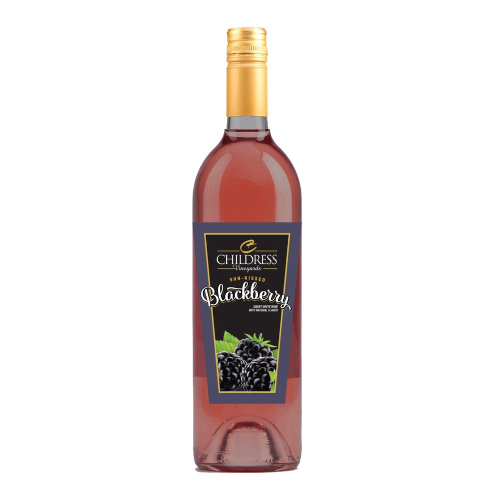 Childress Vineyards and Winery Blackberry Sweet White Wine Blend