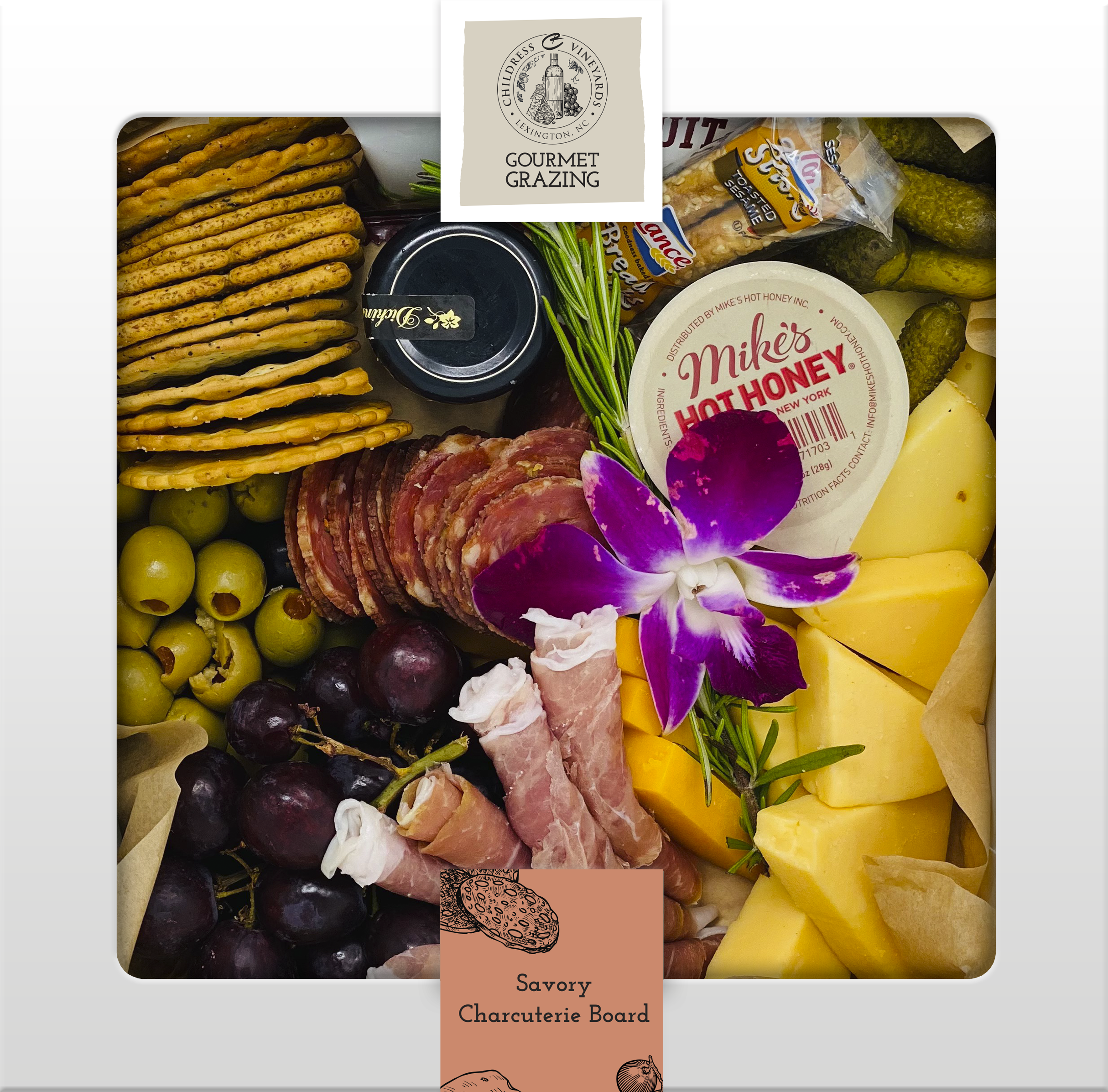 Childress Vineyards and Winery Gourmet Grazing Charcuterie Boxes
