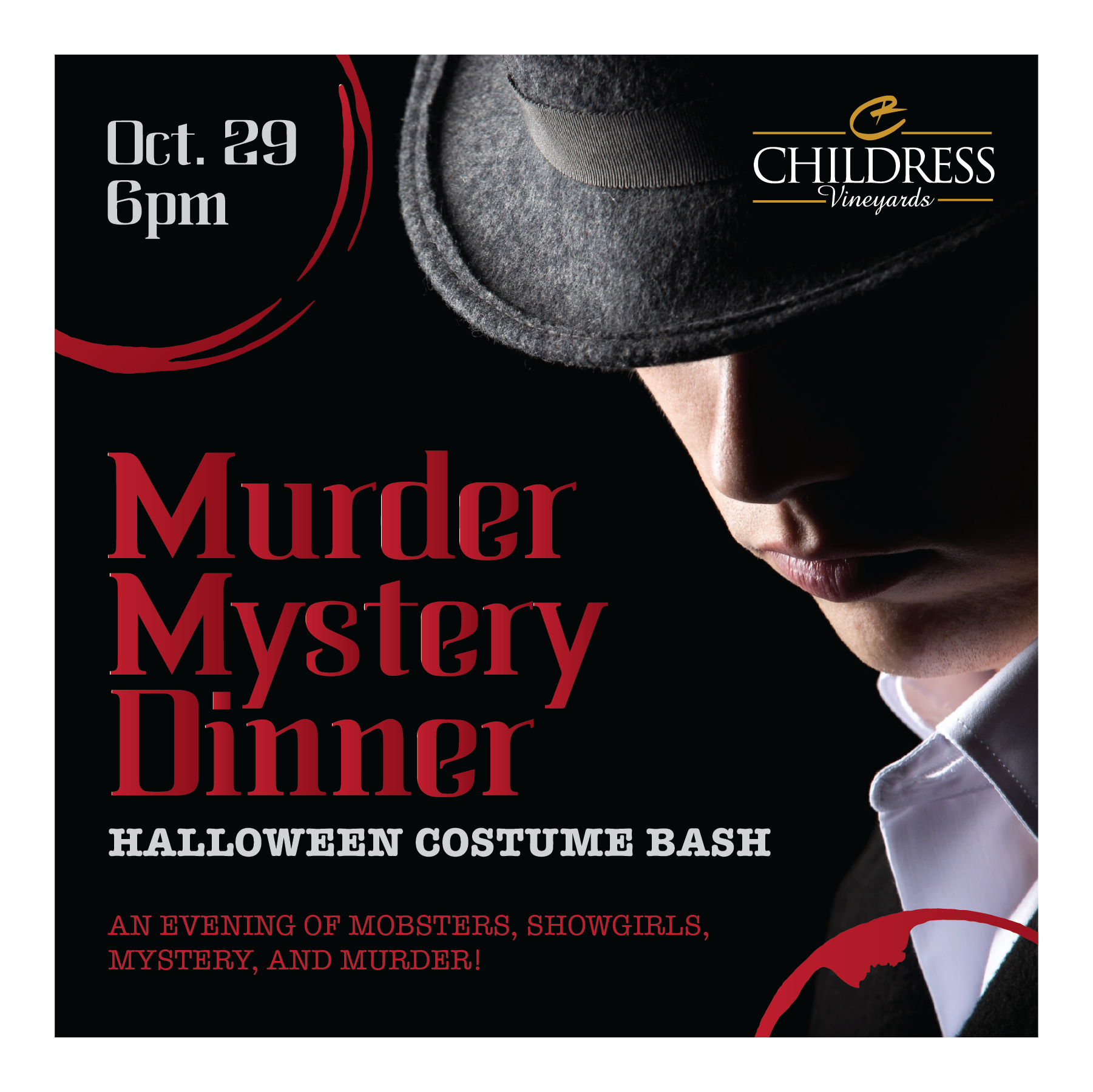 Murder Mystery Dinner – Childress Wines