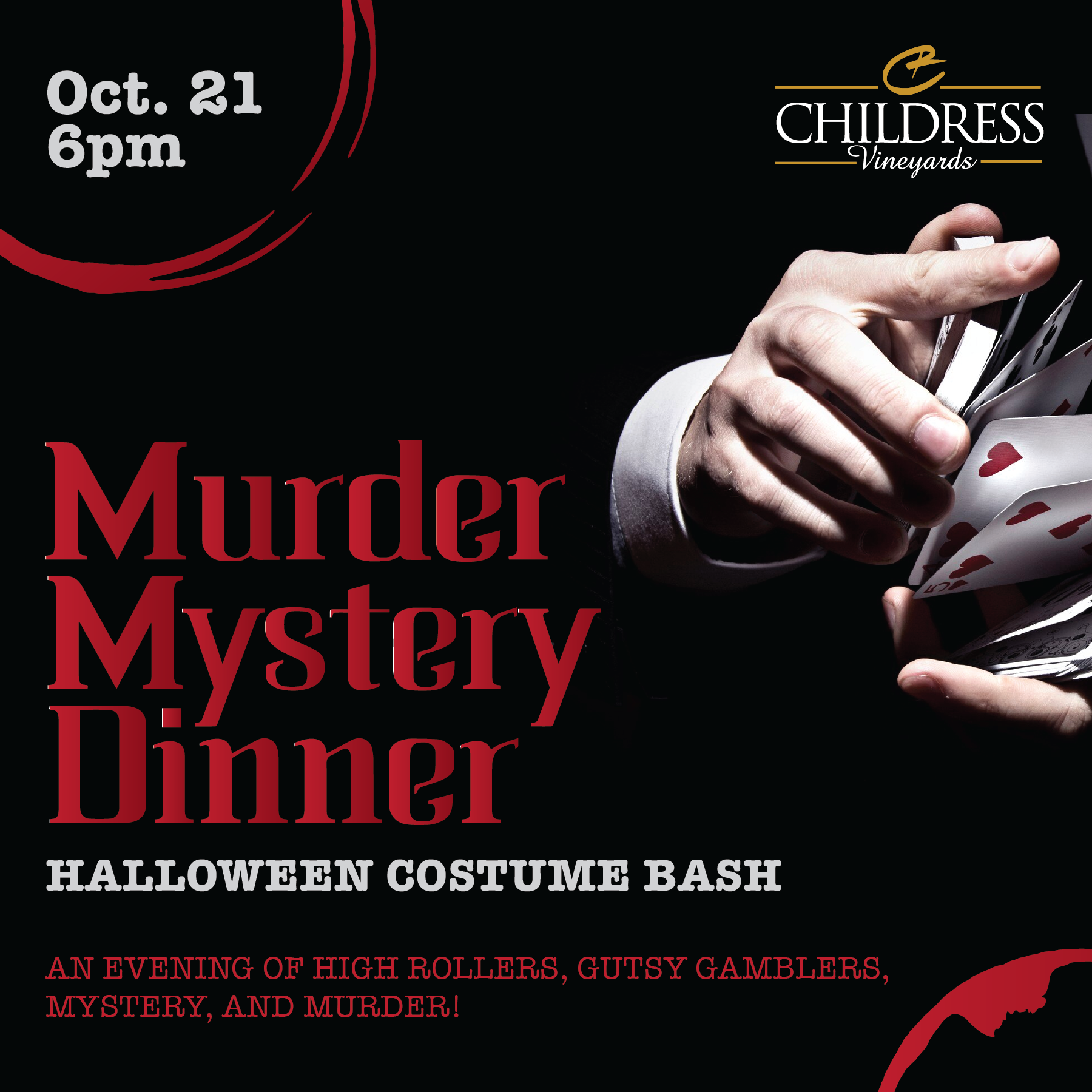 Murder Mystery Dinner – Childress Wines